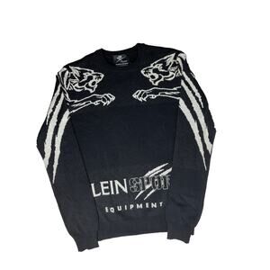 1-81 PLEIN SPORT Men's Sweater Logo Black/White Small